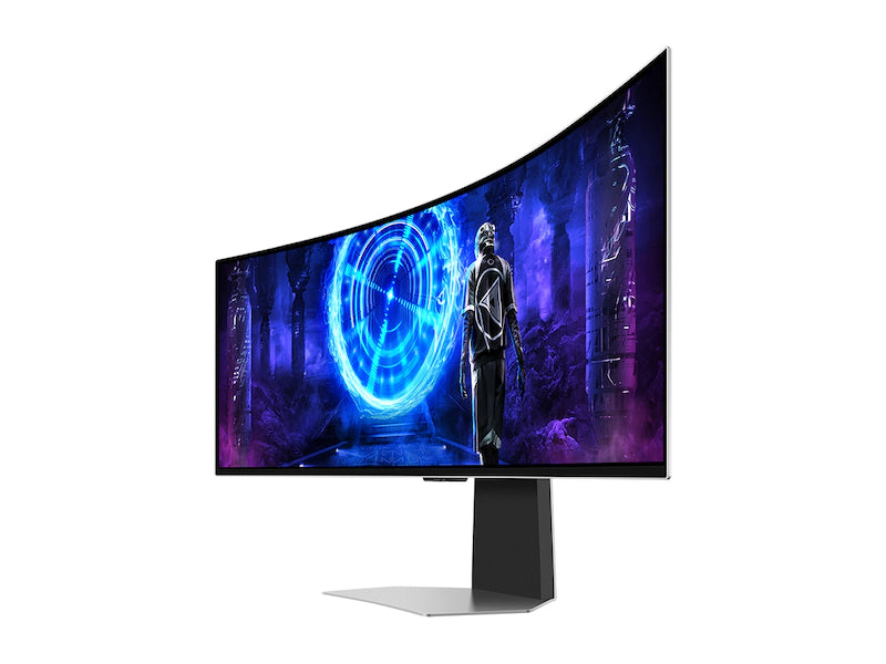 Samsung 49" Odyssey QD-OLED G9 (G95SD) Dual QHD 240Hz 0.03ms G-Sync Compatible Curved Gaming Monitor with Glare Free and Smart Features