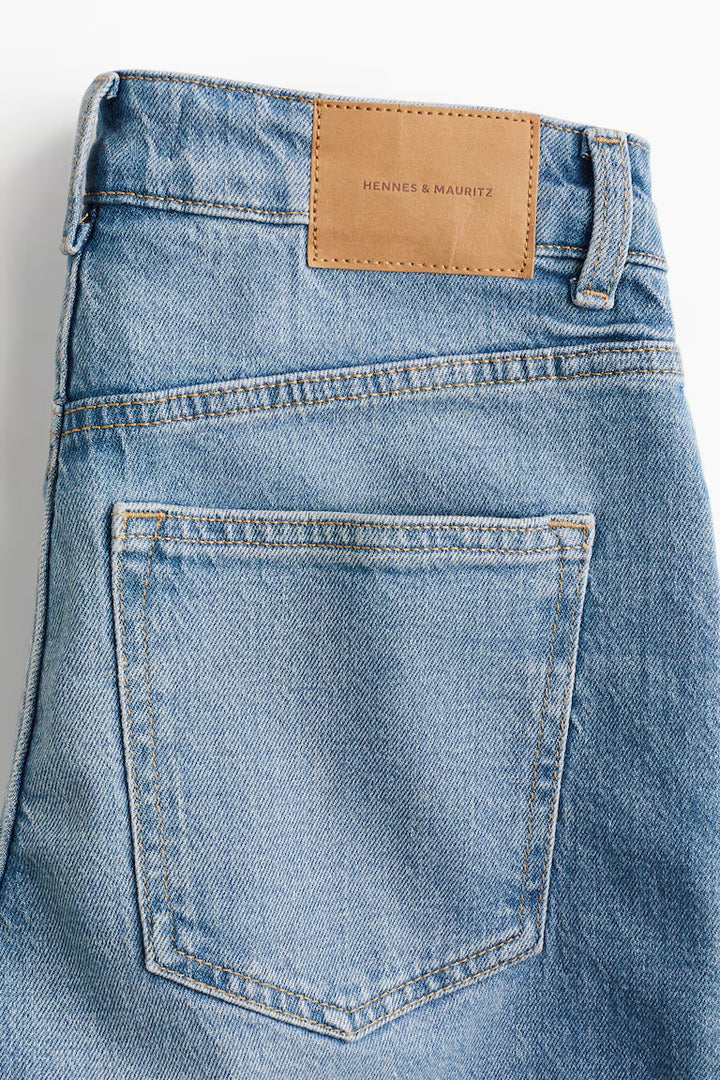 H&M HIGH WAIST DENIM SHORTS
