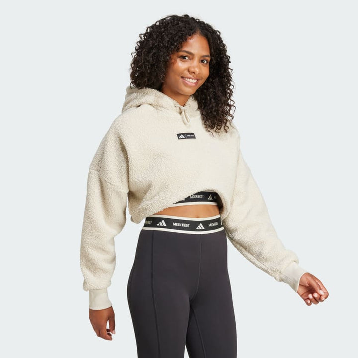 ADIDAS X MOON BOOT Cropped Hoodie