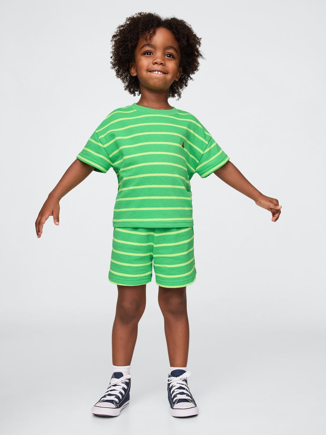 Gap Baby & Toddler Textured Stripe Outfit Set