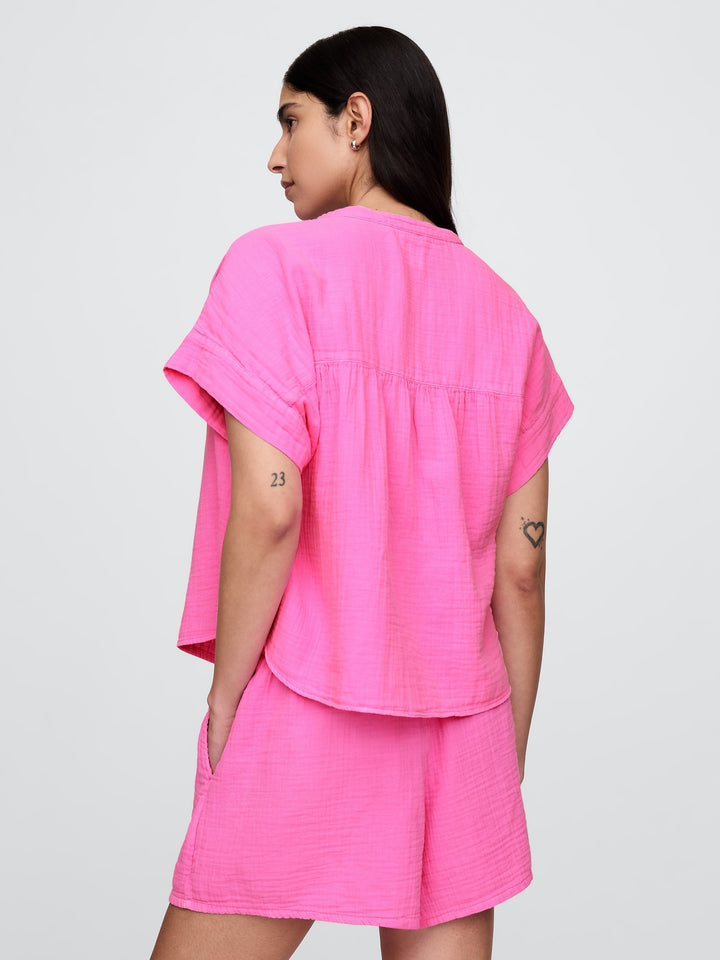 Gap Crinkle Gauze Dolman Shirt