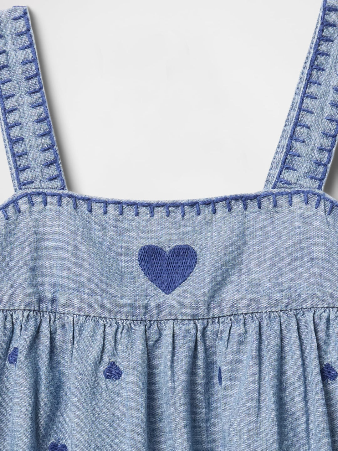 Gap Baby & Toddler Chambray Heart Outfit Set