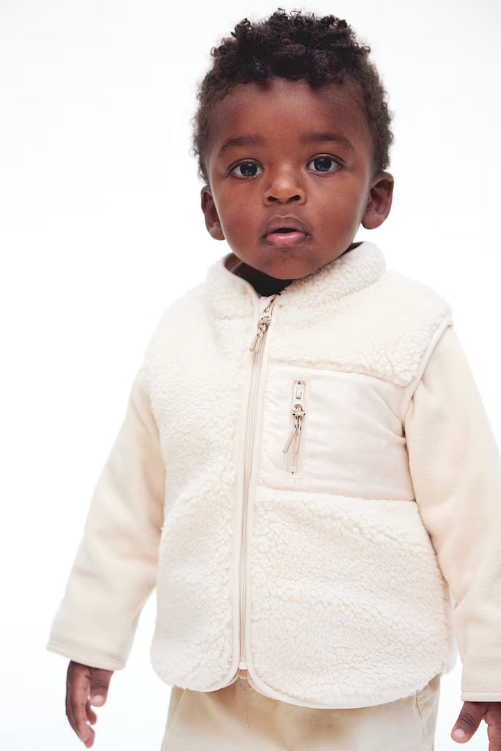 H&M TEDDY FLEECE VEST