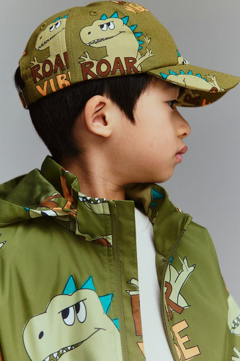 H&M PRINTED CANVAS CAP
