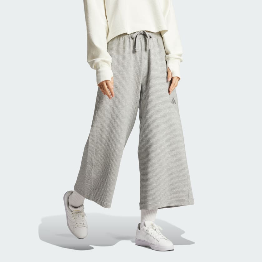 Adidas ALL SZN Rib 7/8-Length Wide Leg Pants