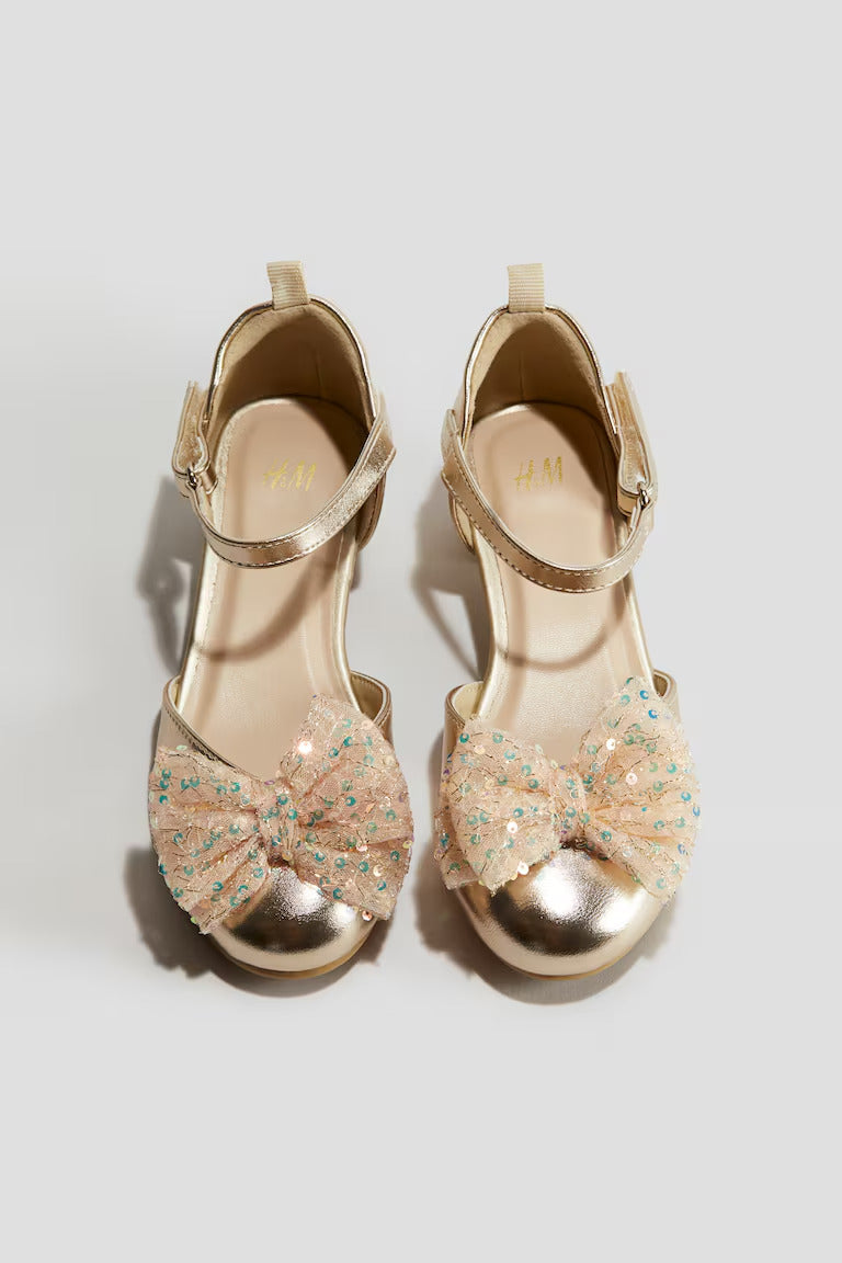 H&M BOW-DETAIL SHOES