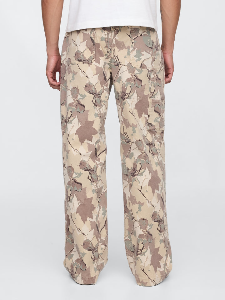 Gap Twill Camo Utility Khakis