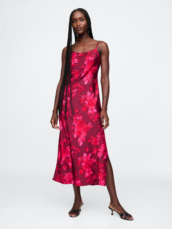 Gap Recycled Satin Maxi Slip Dress