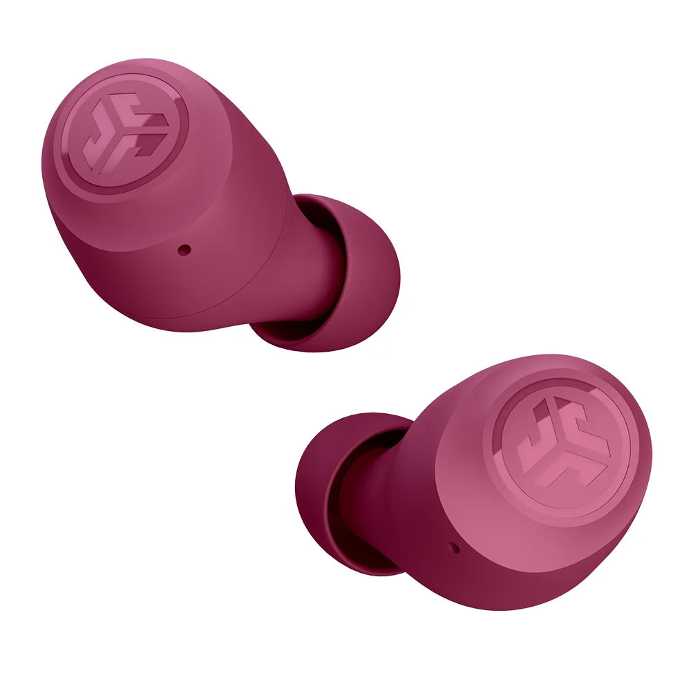 JLab Go Air Pop Bluetooth Earbuds, True Wireless with Charging Case, Dark Pink