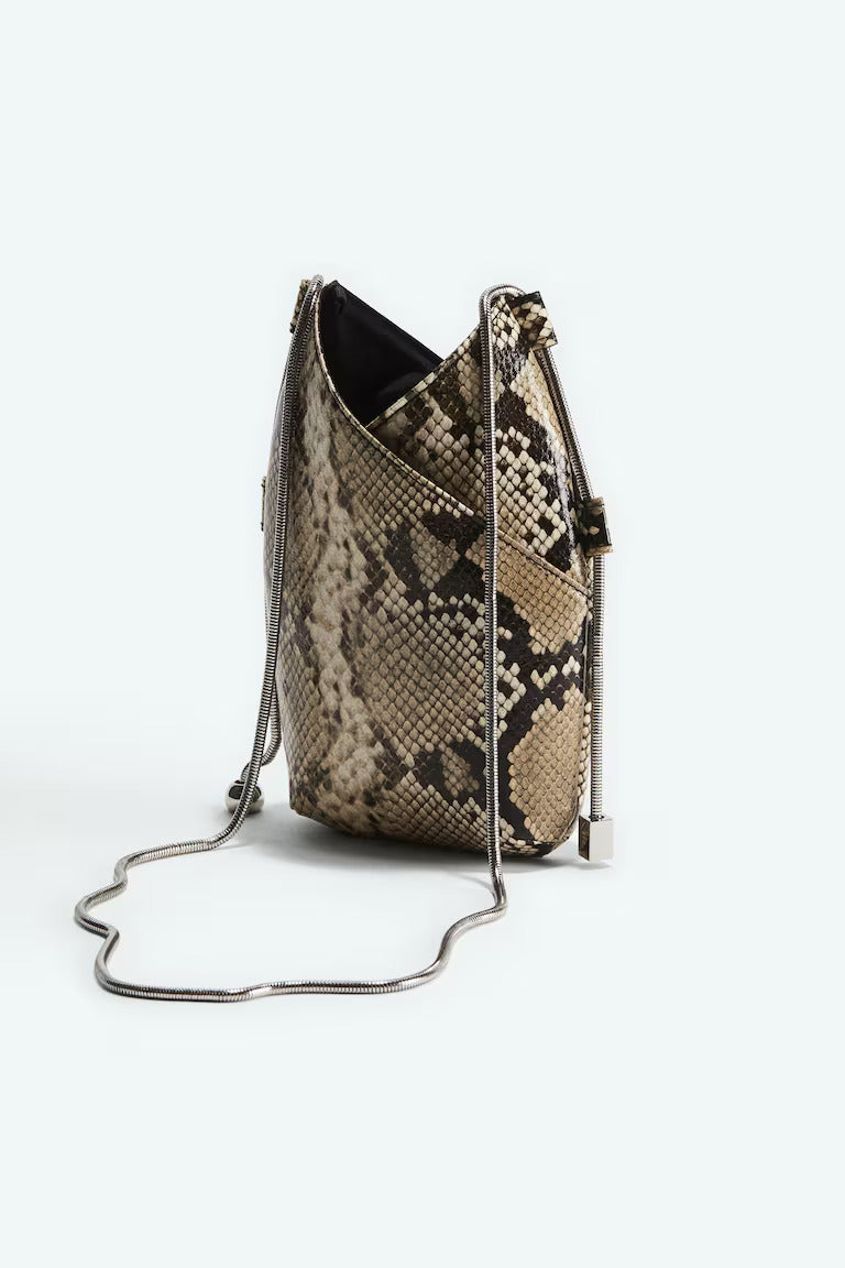 H&M PATTERNED PHONE BAG