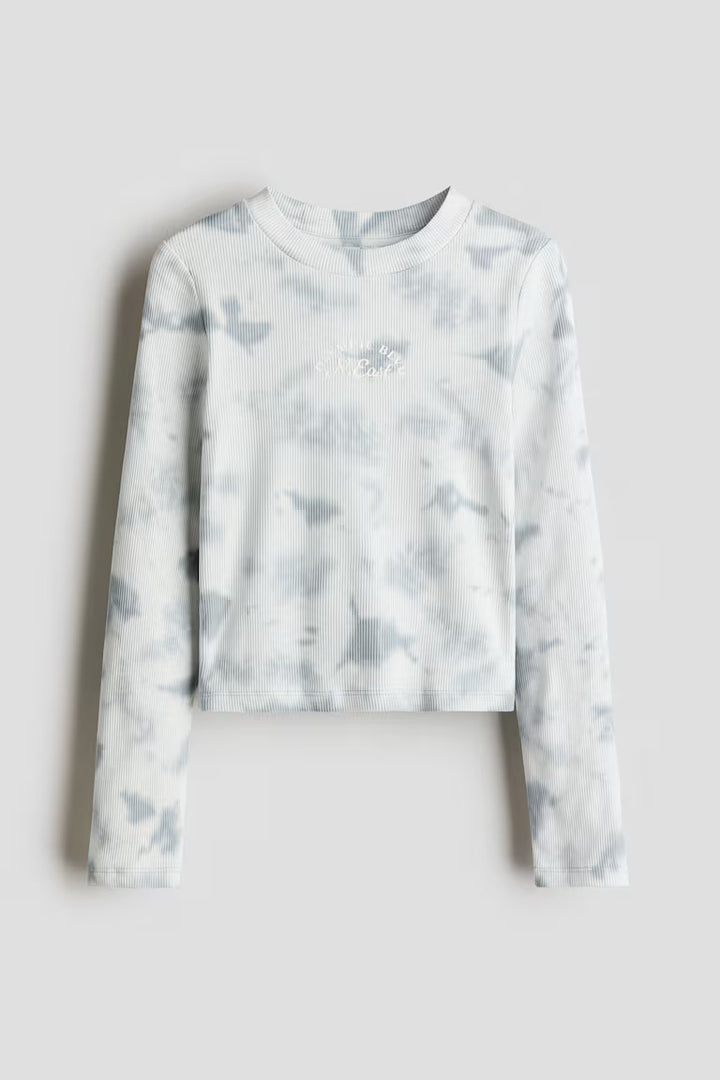 H&M RIBBED COTTON TOP