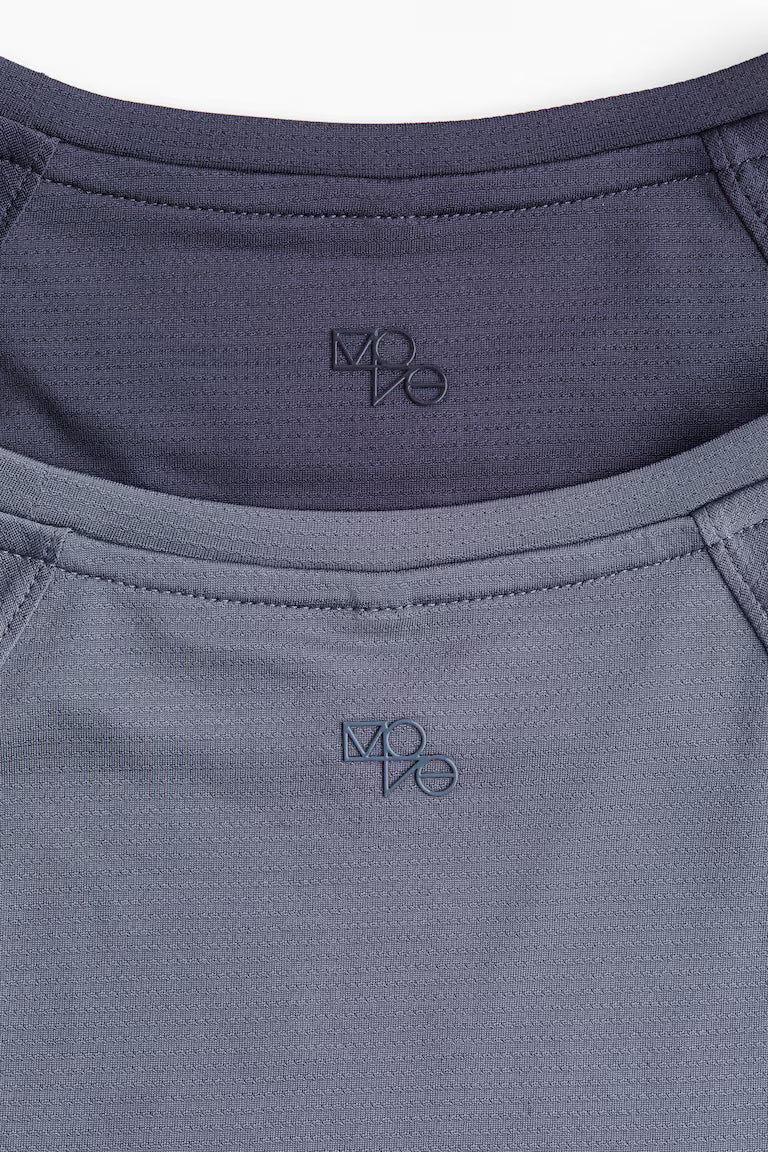 H&M 2-Pack Sports T-Shirts with DryMove™