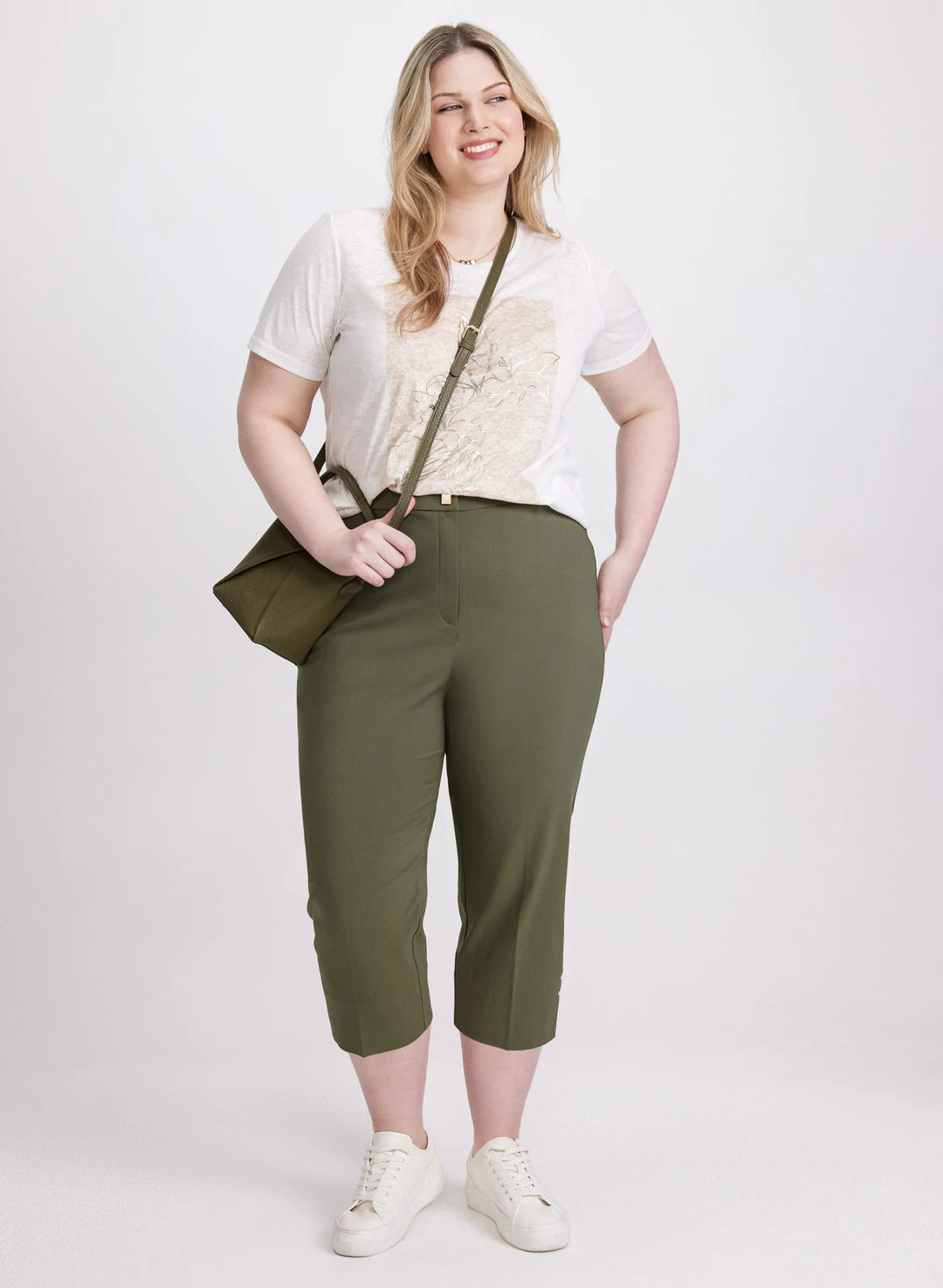 LAURA High-Rise Bengaline Capris