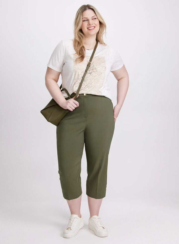 LAURA High-Rise Bengaline Capris
