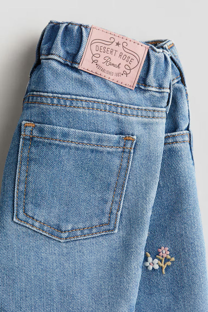 H&M Embroidery-Detail Jeans