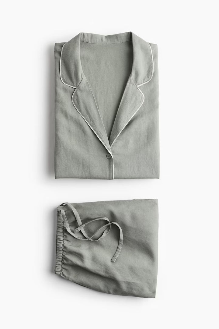 H&M Linen-Blend Pajamas
