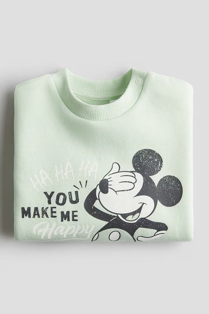 H&M Sweatshirt with Printed Motif