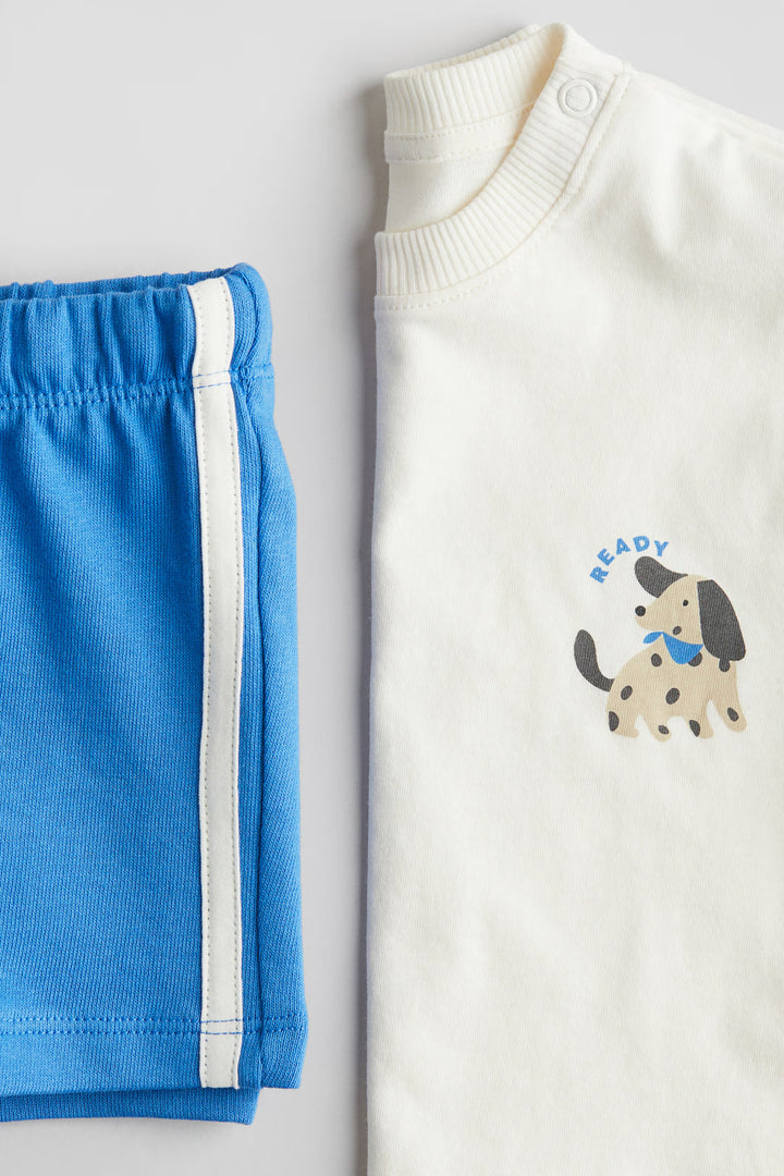 H&M 2-Piece T-Shirt and Shorts Set
