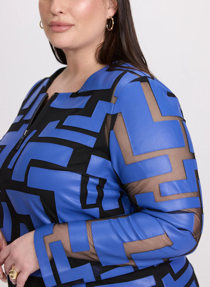 LAURA Joseph Ribkoff - Geometric Print Jacket