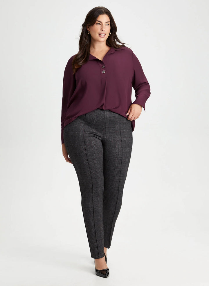 LAURA Pull-On Straight Leg Pants