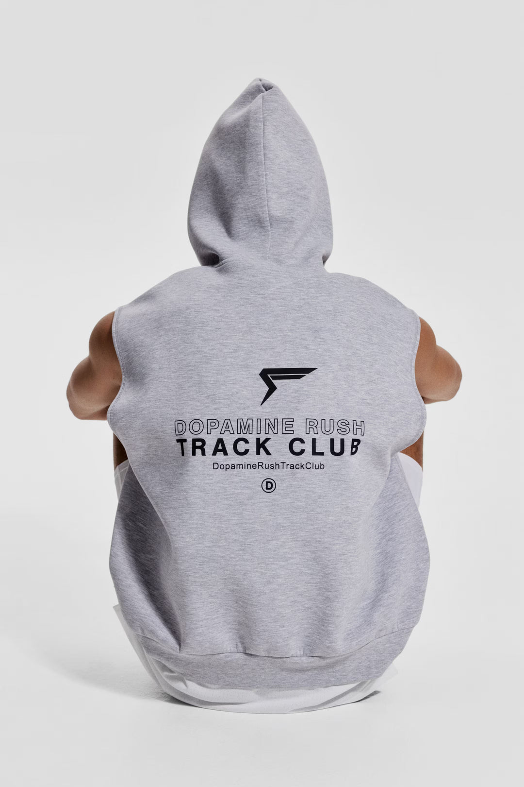 H&M Loose-Fit Sleeveless Sports Hoodie with DryMove™