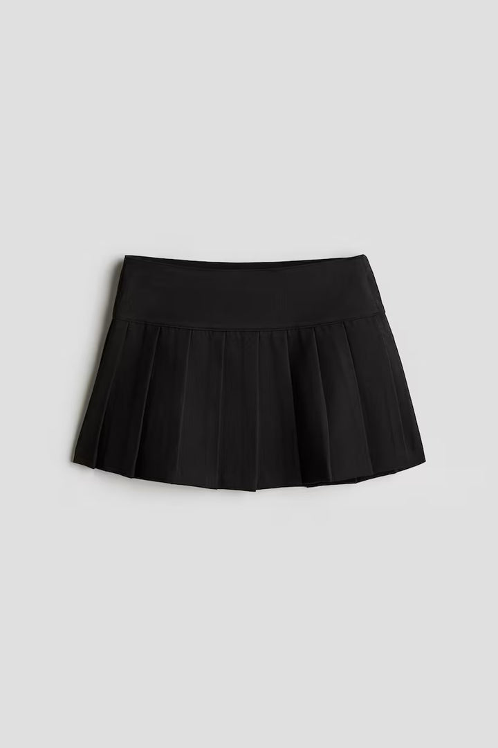 H&M Pleated Twill Skirt
