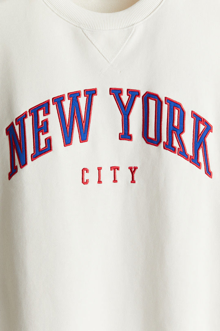 H&M Sweatshirt with Text Motif