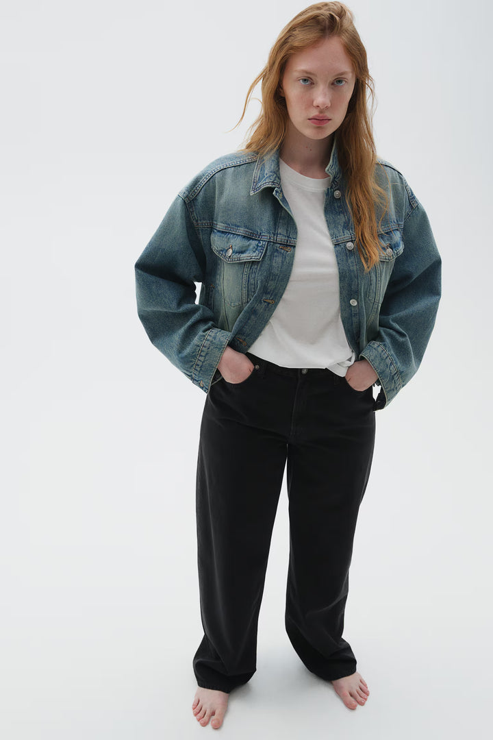 H&M Curvy Fit Baggy High Jeans