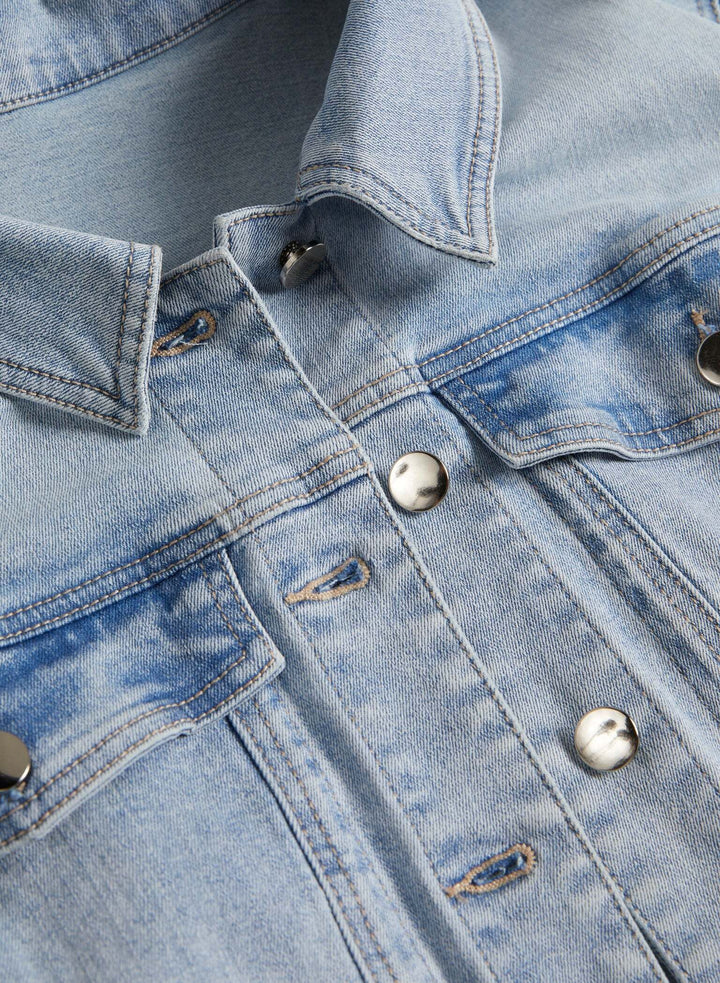LAURA Cropped Denim Jacket