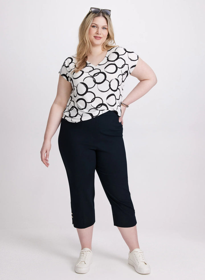 LAURA High-Rise Bengaline Capris