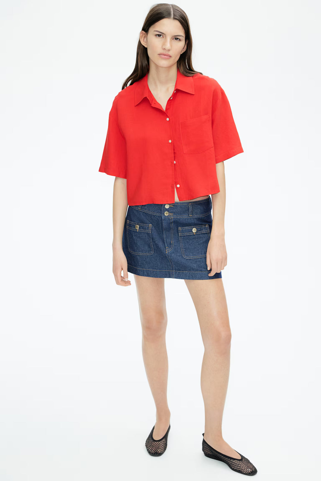 H&M Linen-Blend Shirt
