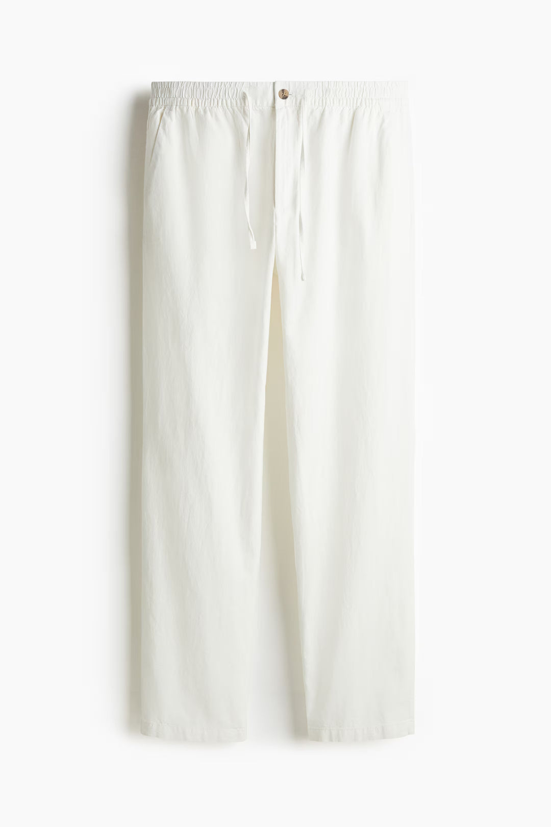 H&M Regular-Fit Linen-Blend Pants