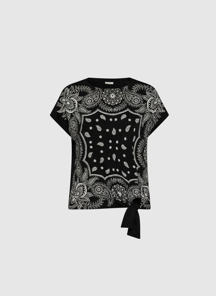 LAURA Paisley Print T-Shirt