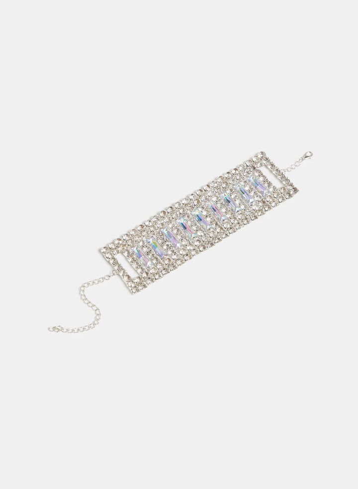 Laura Wide Crystal Bracelet