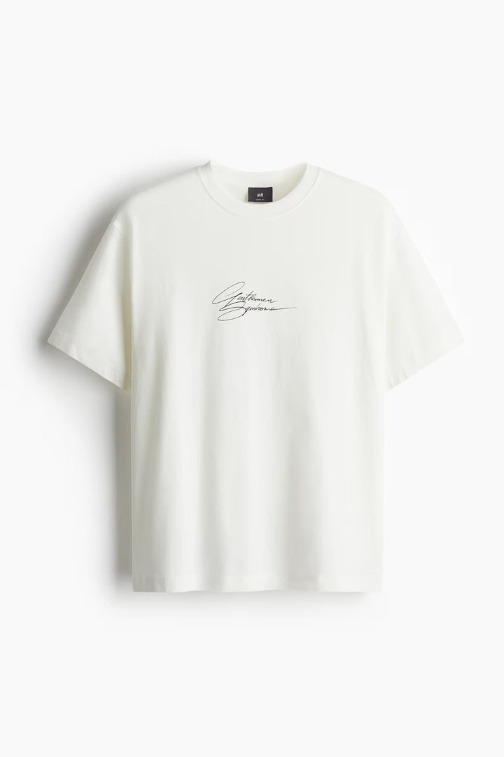 H&M Loose Fit Printed T-shirt