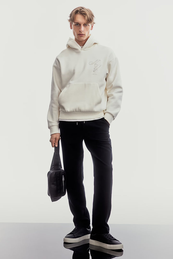 H&M Loose-Fit Printed Hoodie