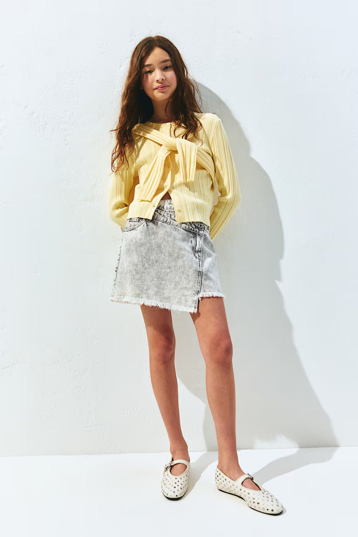 H&M Denim Wrap Skirt