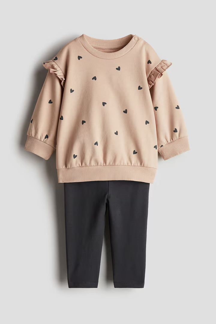 H&M 2-piece Sweatshirt and Leggings Set