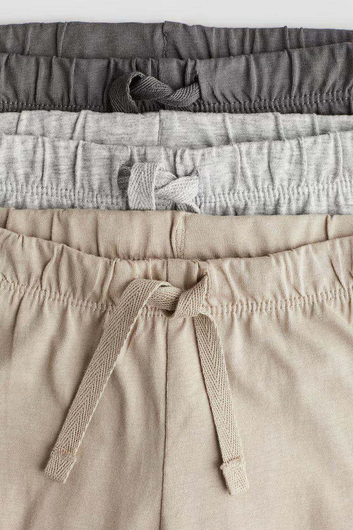 H&M 3-pack Cotton Jersey Joggers