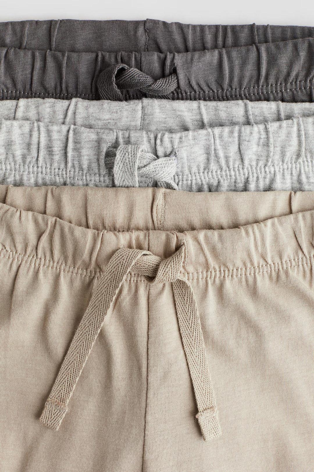 H&M 3-pack Cotton Jersey Joggers
