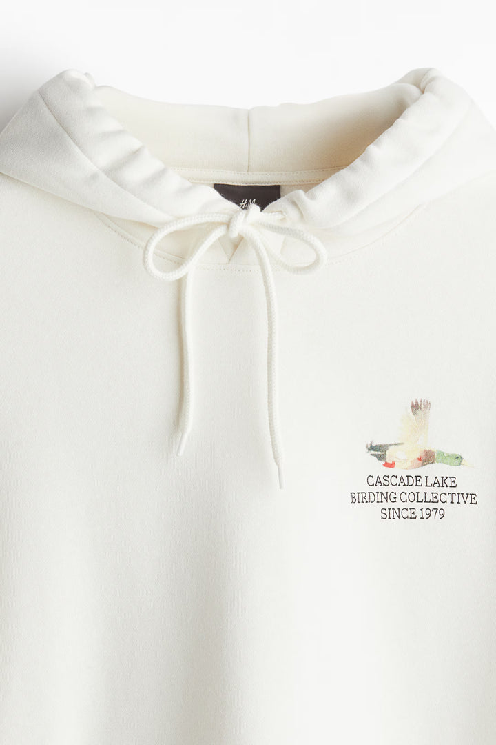 H&M Loose Fit Printed Hoodie