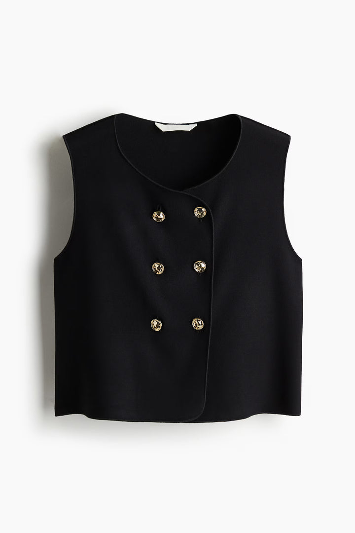 H&M Double-Breasted Vest