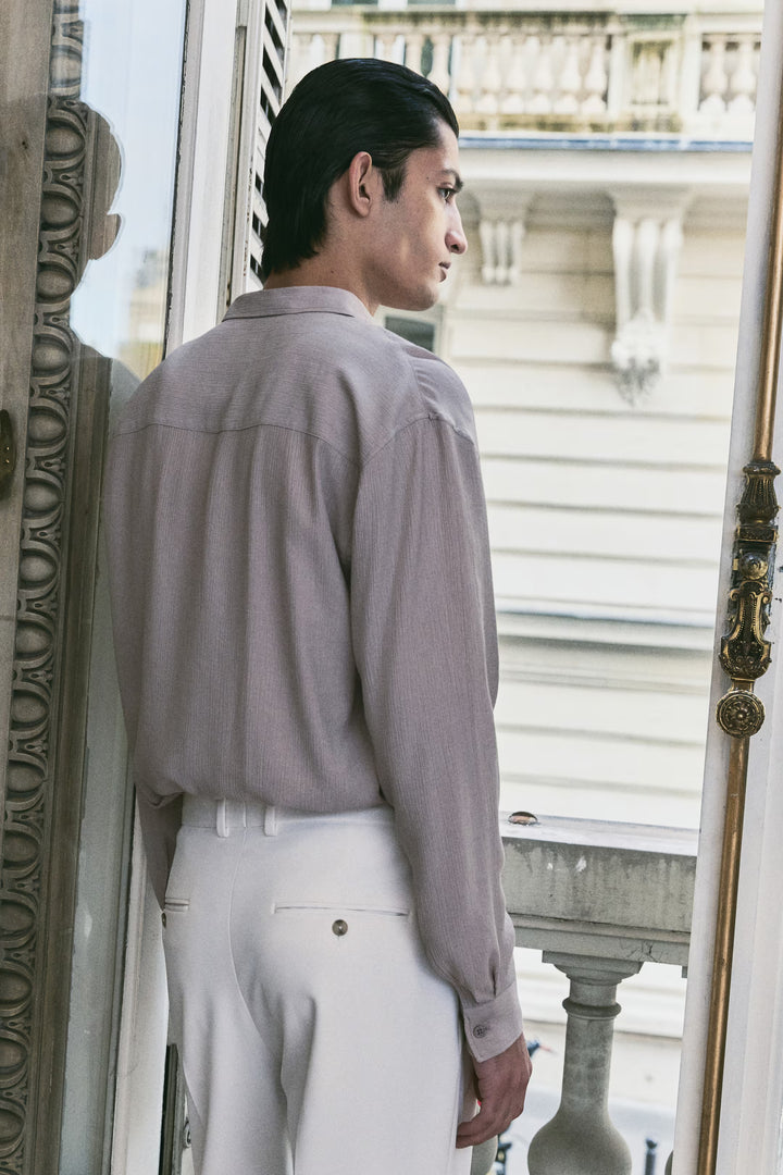 H&M Regular-Fit Crinkled Shirt