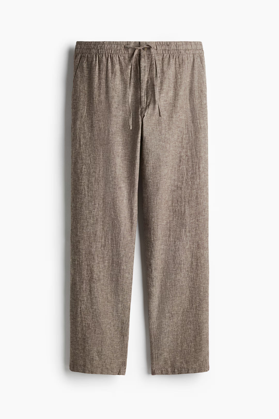 H&M Regular-Fit Linen-Blend Pants
