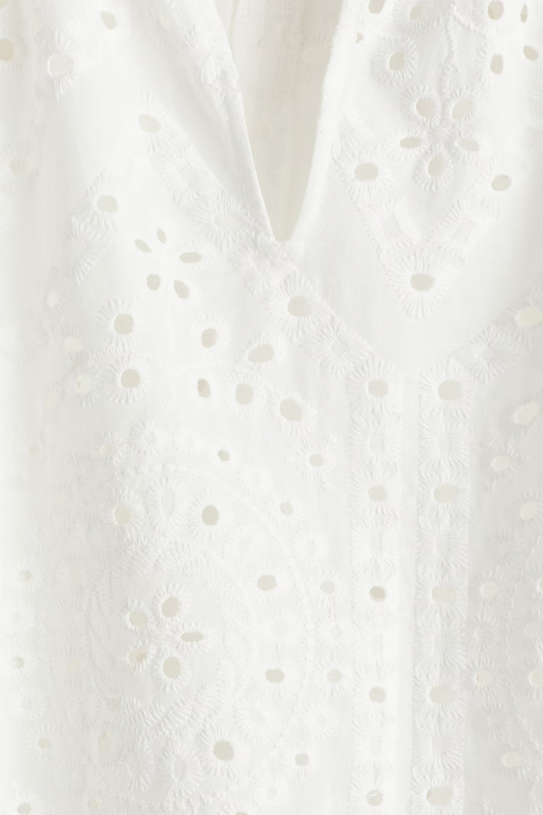 H&M Blouse with Eyelet Embroidery