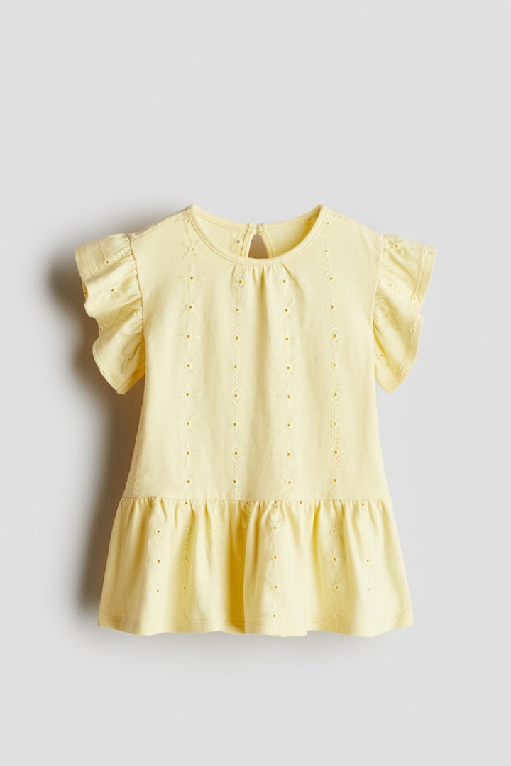 H&M Eyelet-Embroidered Dress