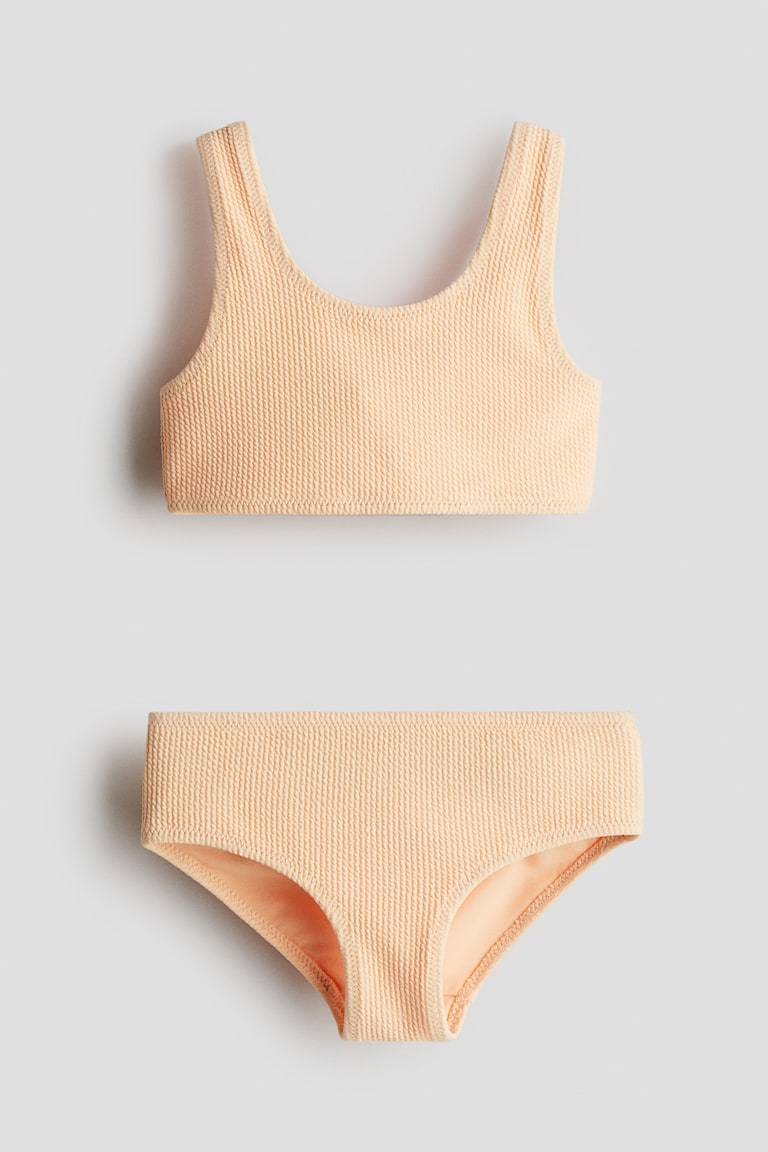 H&M Textured Two-Piece Swimsuit