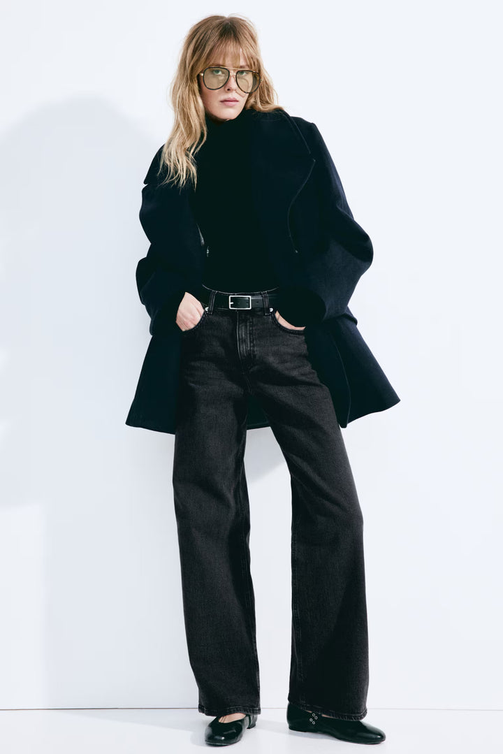 H&M Harper High Rise Wide Leg Jeans