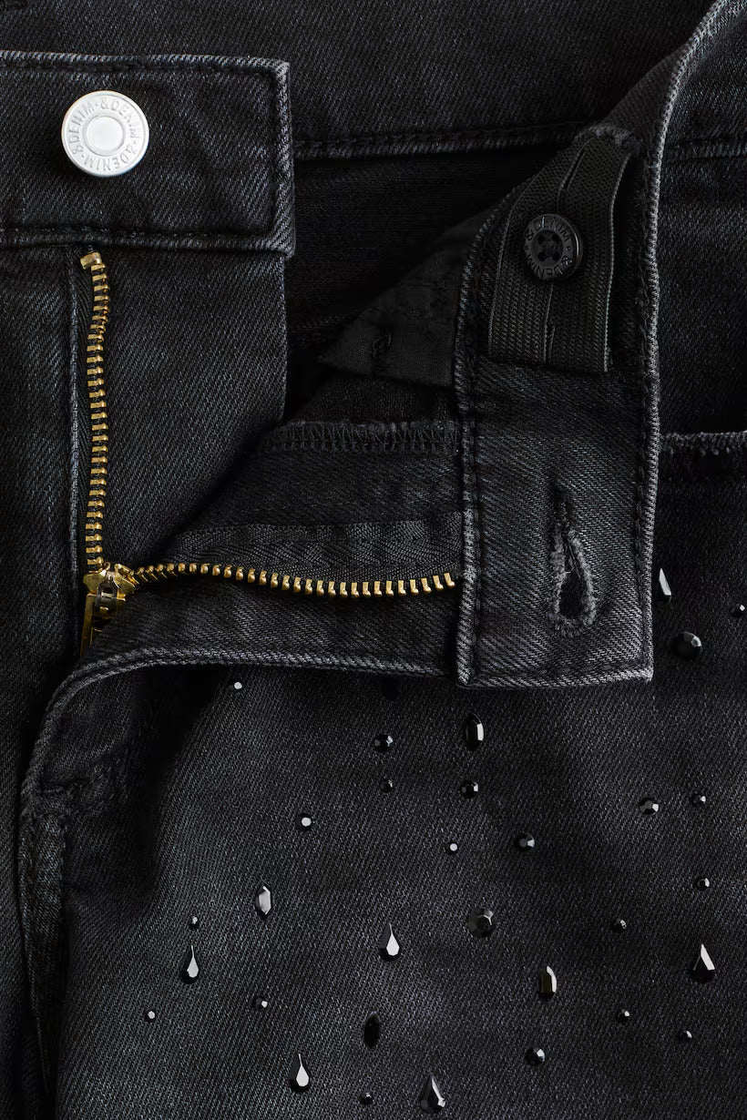 H&M Loose Fit Wide Leg Cargo Jeans