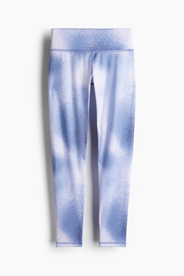 H&M Patterned Sports Leggings with DryMove™